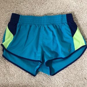 Nike running shorts, blue